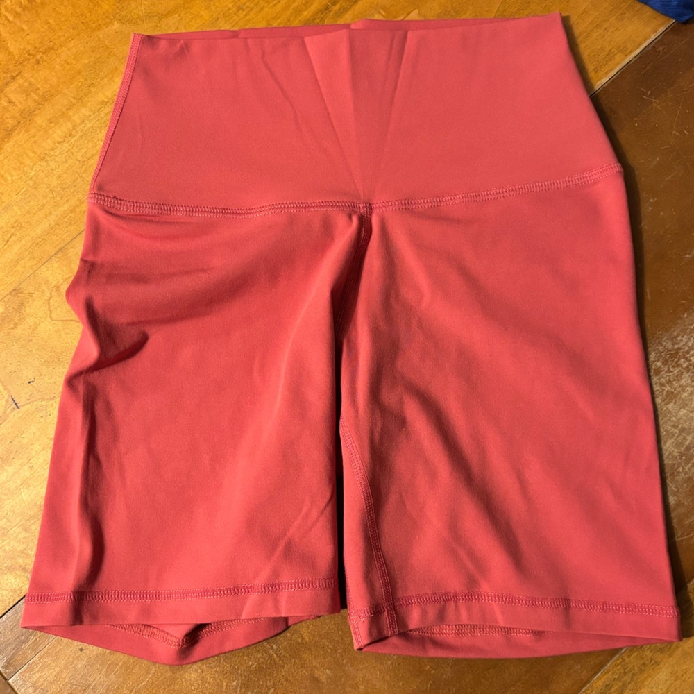 Salmon Colored YUNOGA Athletic Shorts